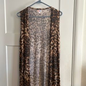 LuLaRoe Joy Duster Cheetah 🐆